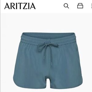 Artizia TNAction Distance 3” Athletic Sweat Wicking Running Blue Green Shorts